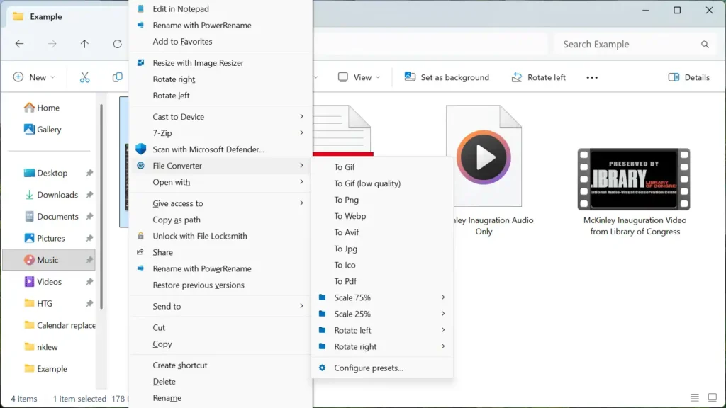 File Converter: convierte archivos al instante desde el clic derecho en Windows 39 coverting png to different formats
