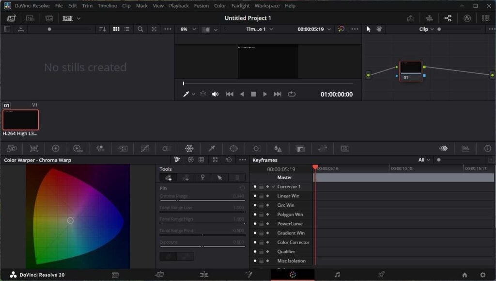davinci resolve color grading