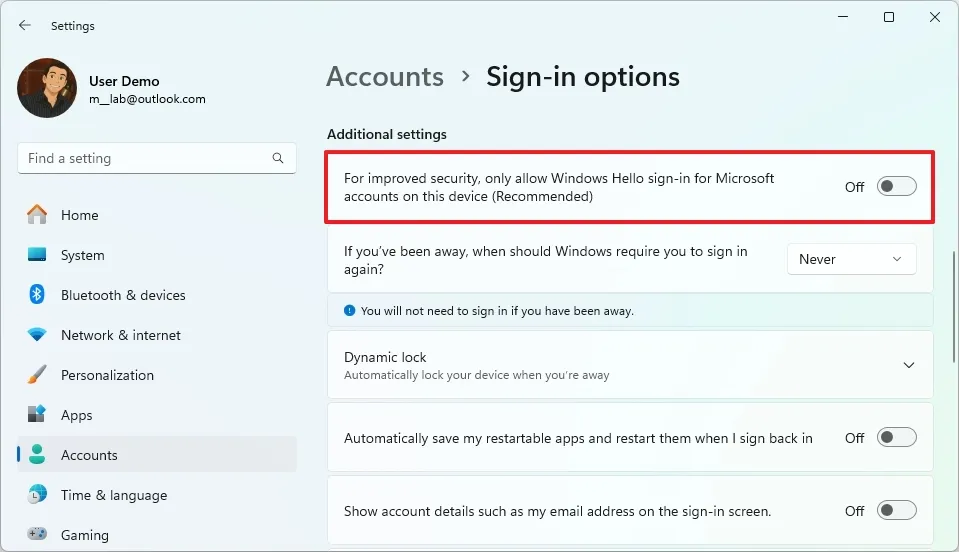 Cómo quitar el PIN de Windows 11