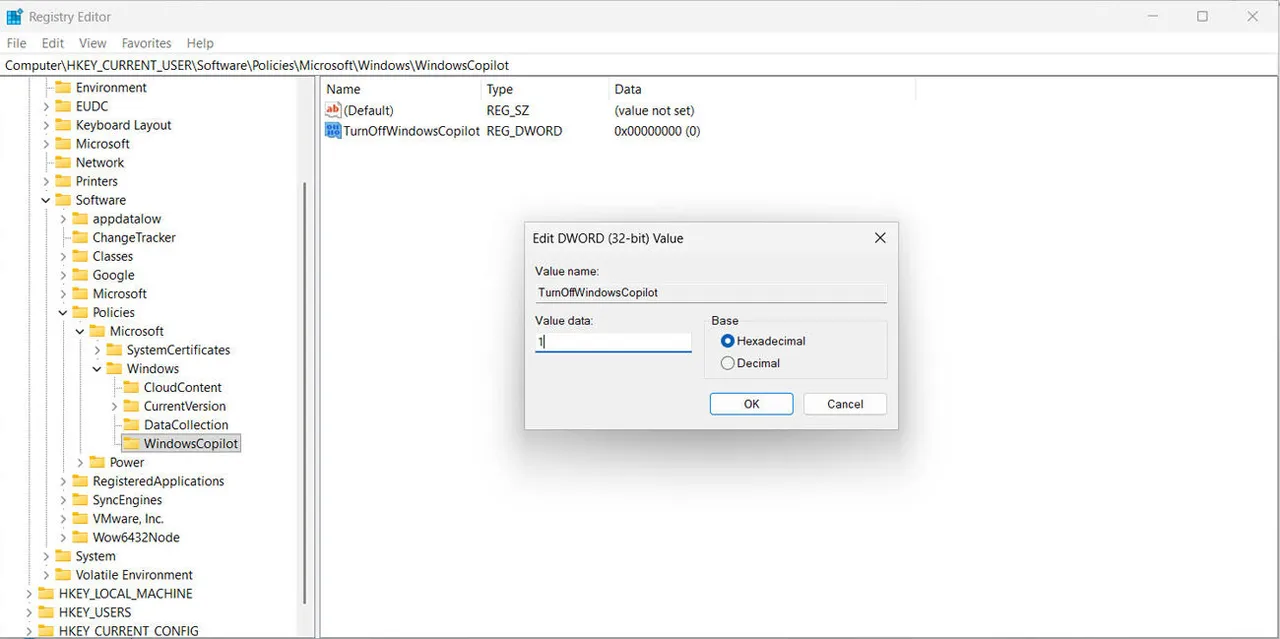 figure 6 how to disable or remove microsoft copilot from windows