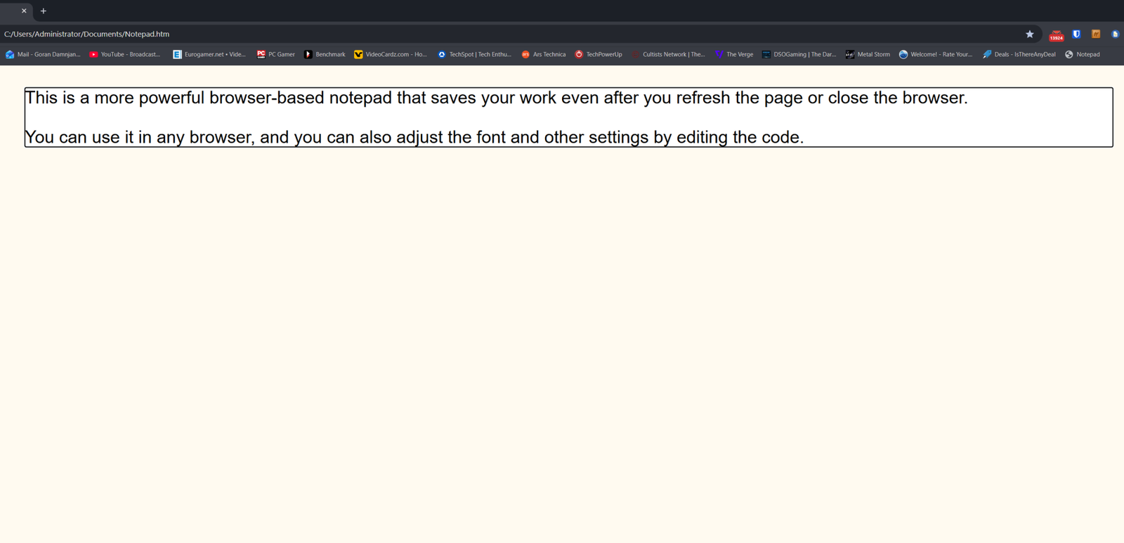 html based browser notepad 03