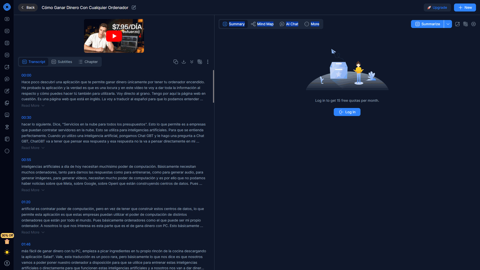 Las mejores herramientas gratis para transcribir videos de YouTube 36 notegpt.io