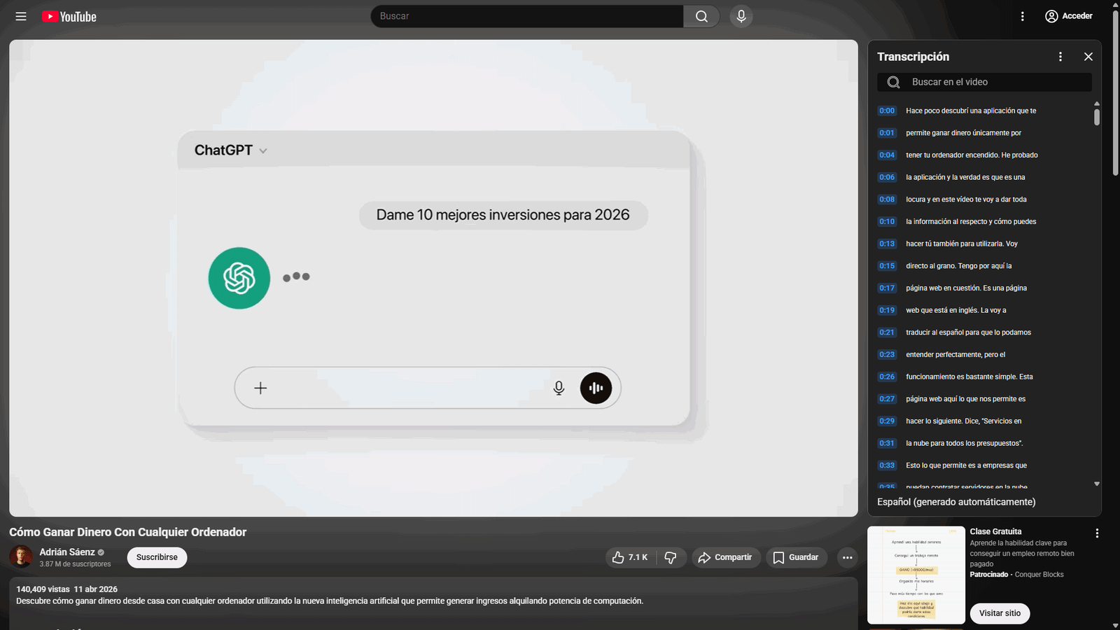 Las mejores herramientas gratis para transcribir videos de YouTube 35 youtube nativo