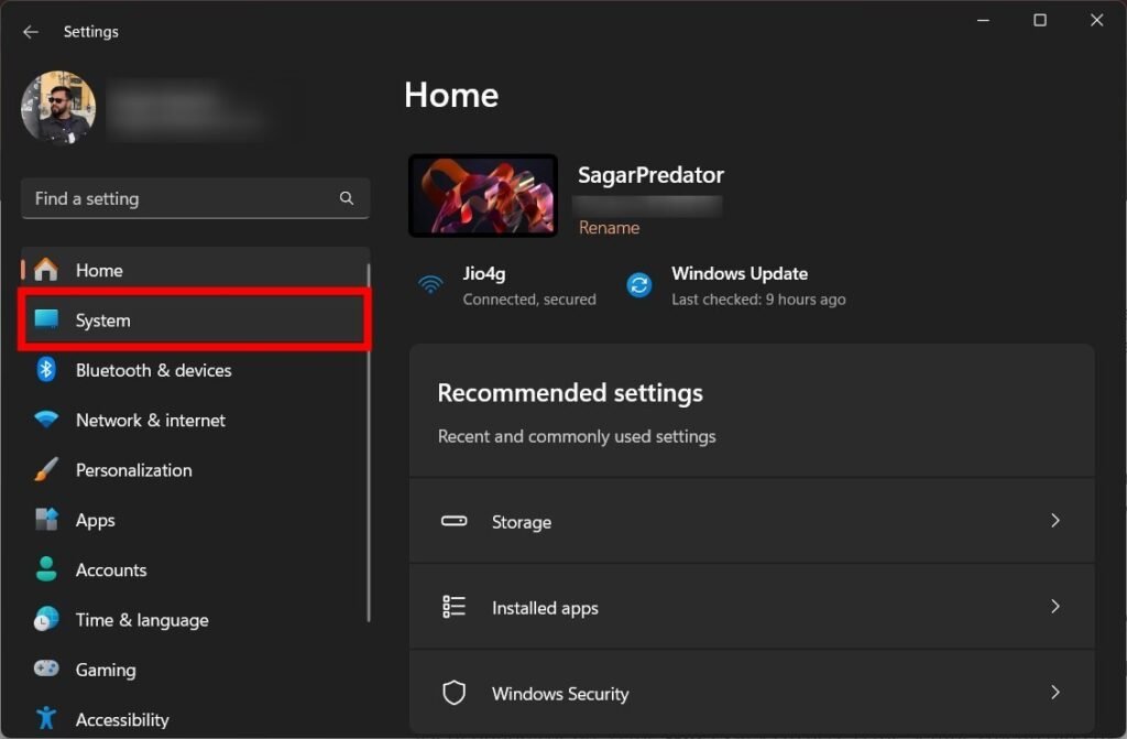 1713705285 windows 11 settings menu system option