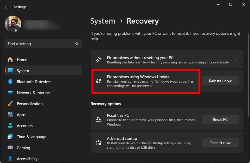 1713705422 fix problems using windows update option