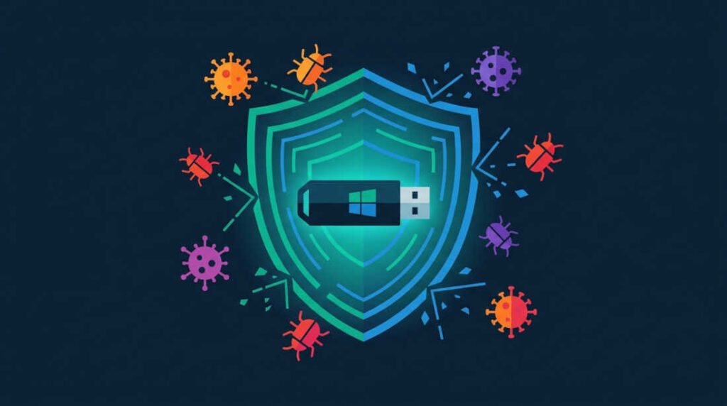 Antivirus de rescate en USB para Windows 2026 — guía completa para eliminar virus antes de que cargue el sistema