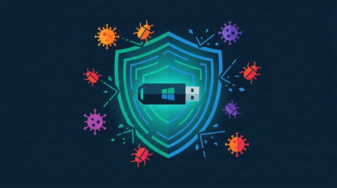 Antivirus de rescate en USB para Windows 2026 — guía completa para eliminar virus antes de que cargue el sistema