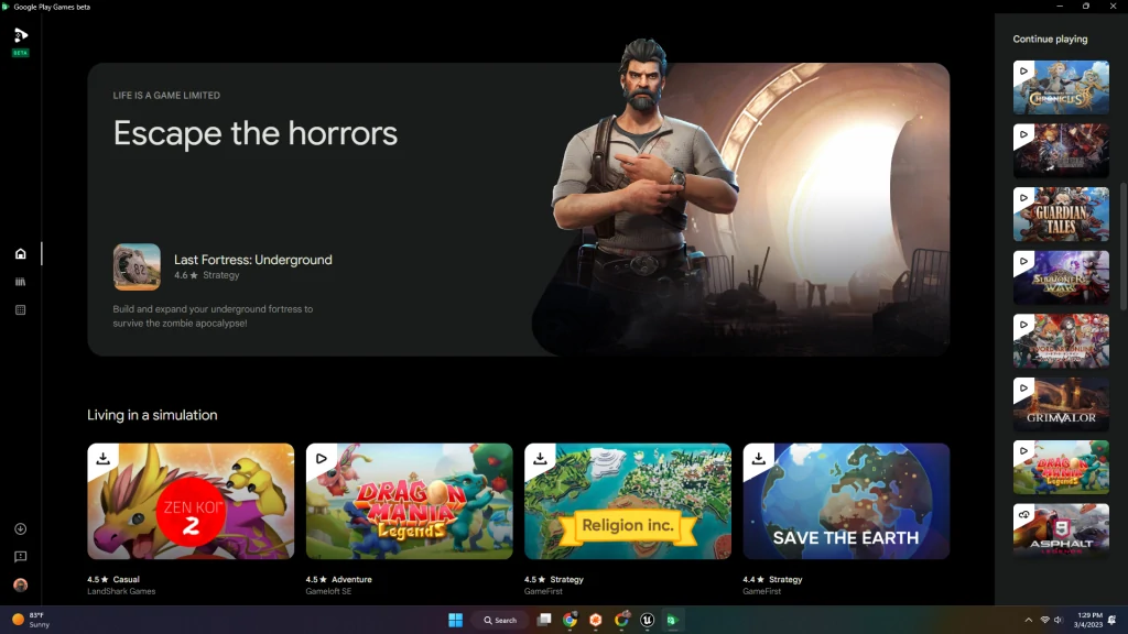 Los mejores emuladores de Android para PC en 2026: guía actualizada 42 Google Play Games en PC