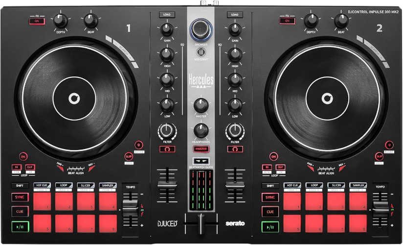 Los Mejores Controladores DJ en 2026: Guía por Nivel y Presupuesto 35 Hercules DJControl Inpulse 300 MK2