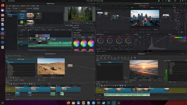 Los mejores editores de video para Ubuntu en 2026 con interfaz de timeline y herramientas de edición