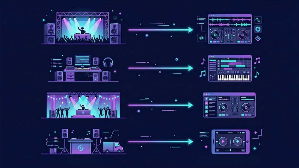 Cómo elegir el mejor software de DJ según tu perfil y dónde tocas