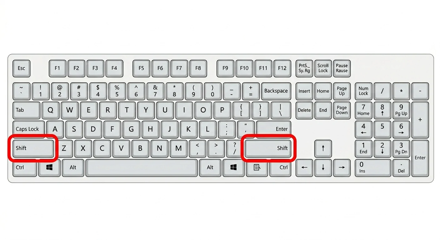 Guía de Códigos Alt: Cómo Escribir Caracteres Especiales en PC o Mac 35 SHIFT