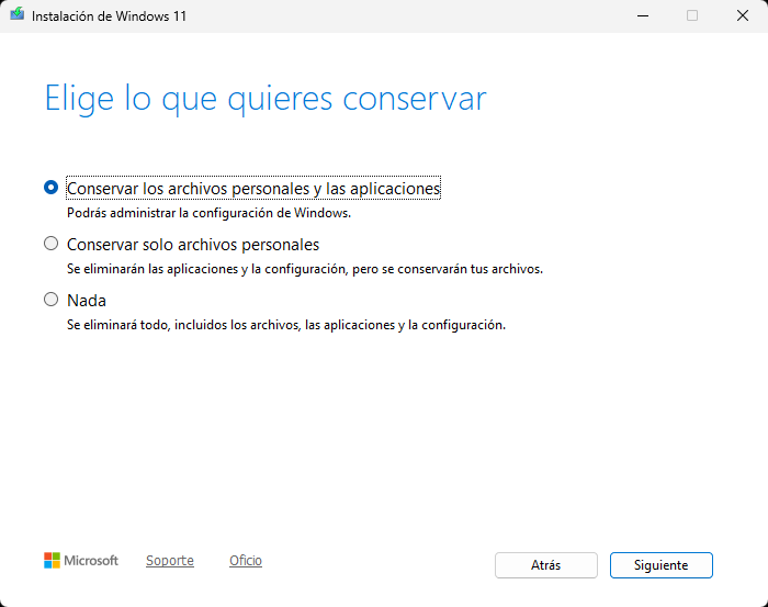 conservar archivos 2