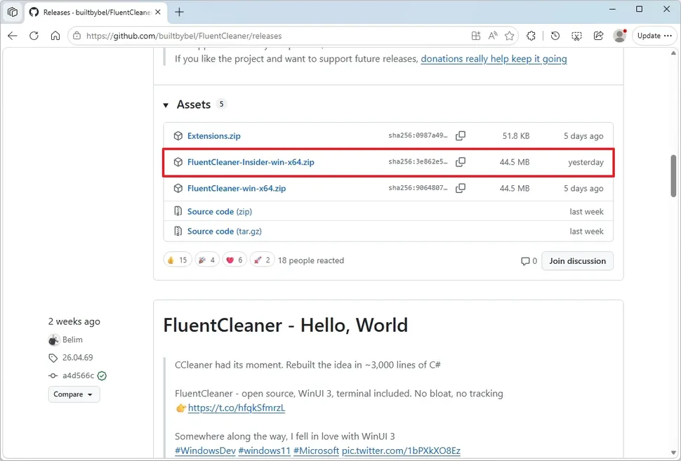 Fluent Cleaner: la alternativa moderna y gratis a CCleaner 35 fc1