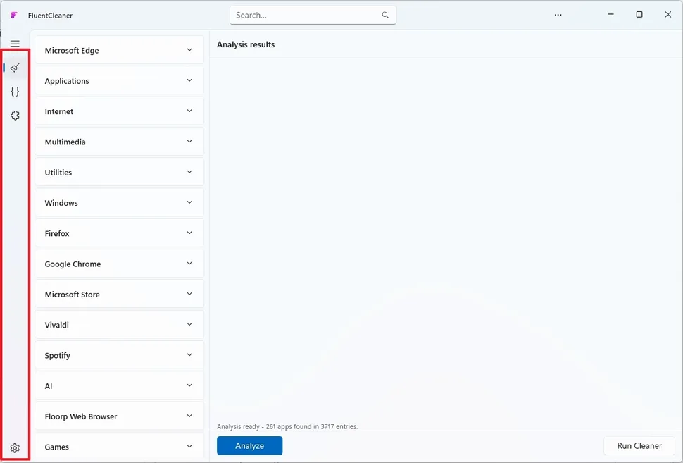 Fluent Cleaner: la alternativa moderna y gratis a CCleaner 36 fc2
