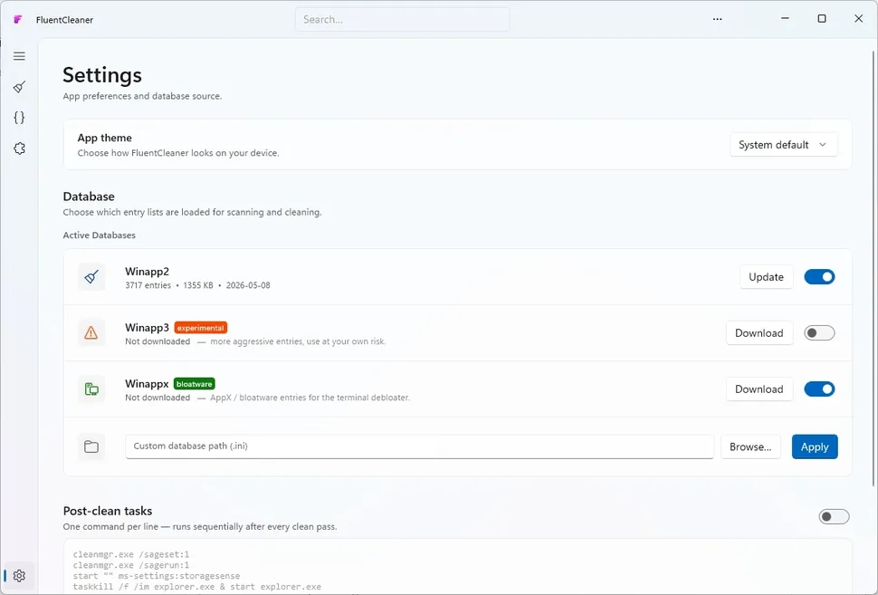 Fluent Cleaner: la alternativa moderna y gratis a CCleaner 38 fc4