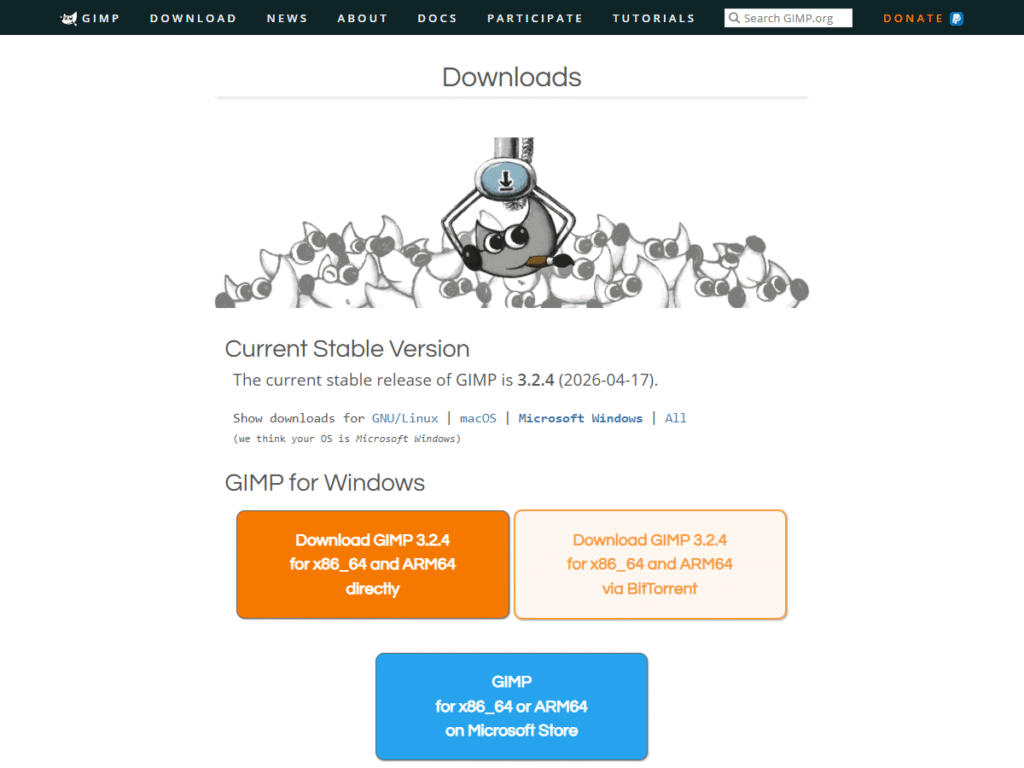 gimp web