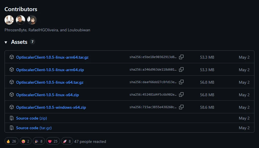 Cómo instalar OptiScaler fácilmente y con un par de clics 36 opti client git
