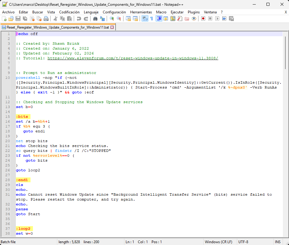 script eleven forum wu