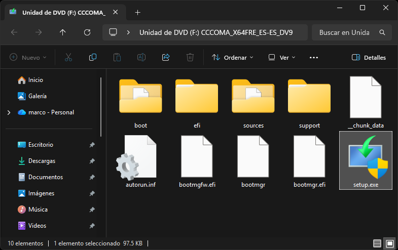 setup windows 11