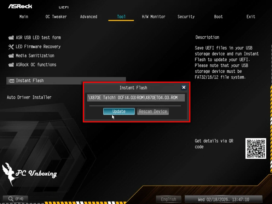 Cómo actualizar la BIOS: 5 herramientas esenciales 38 ASRock Instant Flash