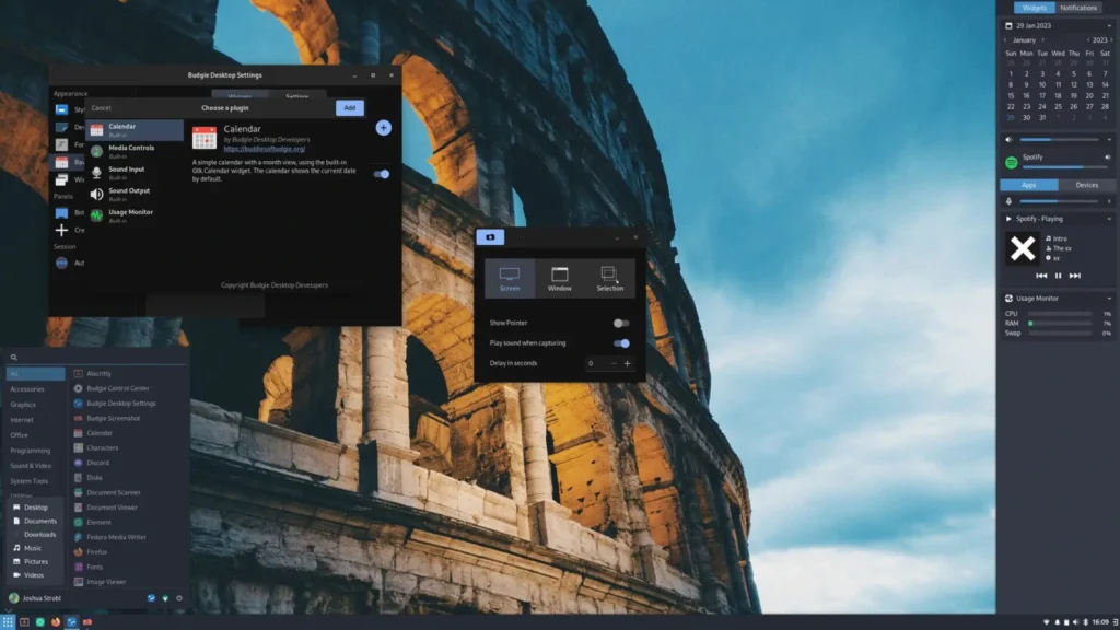 Los mejores entornos de escritorio Linux en 2026 37 BudgieDesktop v10.7