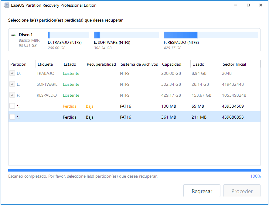 EaseUS Partition Recovery 2
