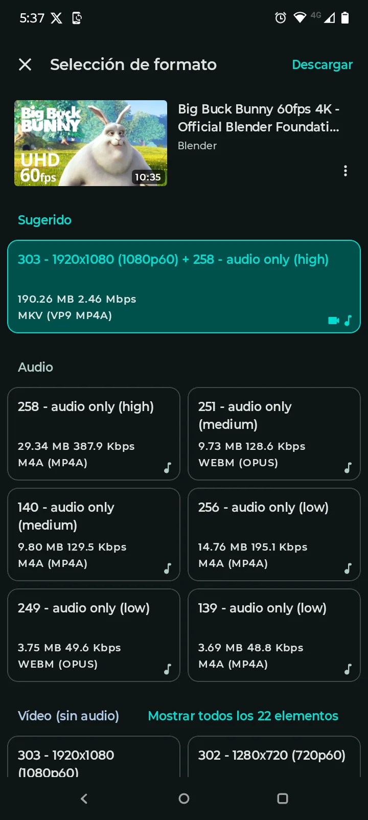 Cómo descargar vídeos de YouTube - Seal