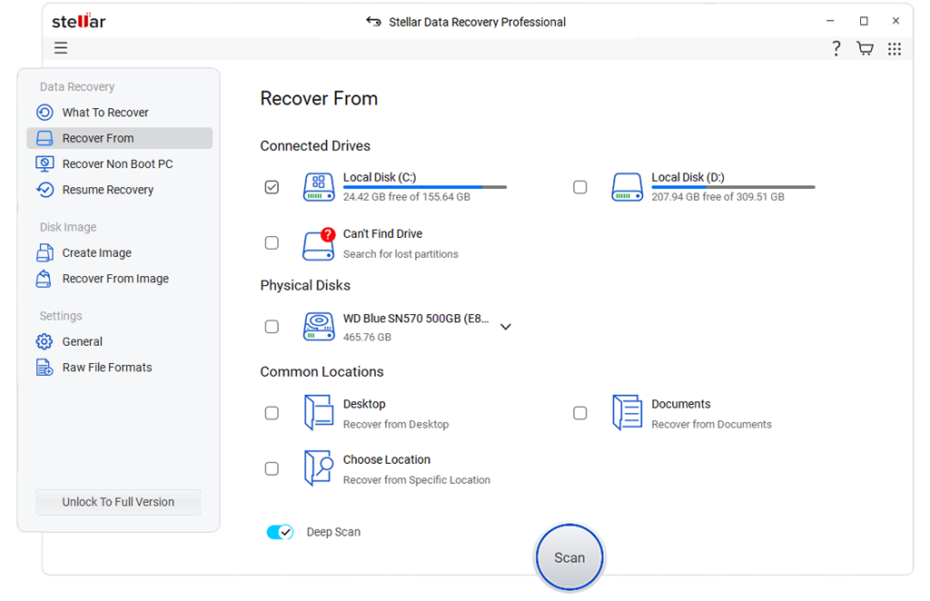 Stellar Data Recovery
