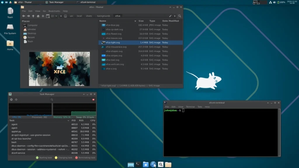 Los mejores entornos de escritorio Linux en 2026 38 XFCE 4.20