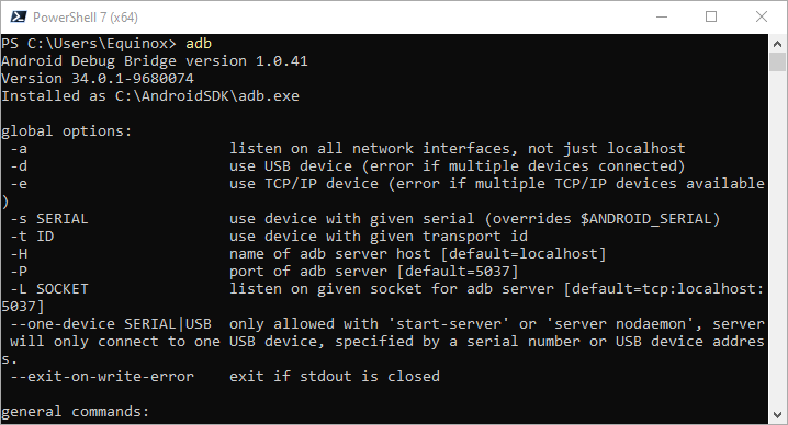 Cómo modificar el PATH en Windows 11 41 adb on path