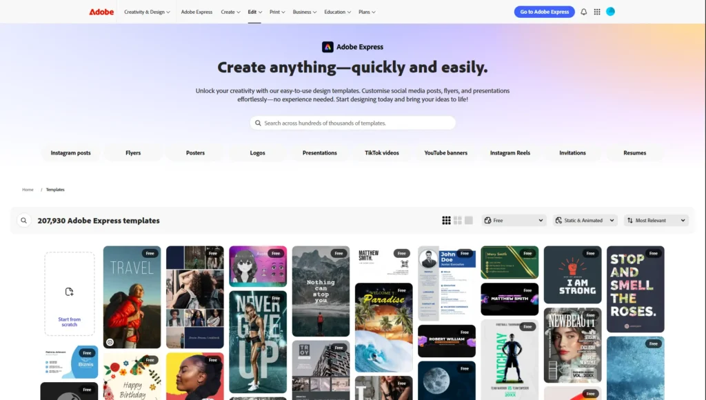 Las mejores webs para descargar plantillas gratis en 2026 35 adobe