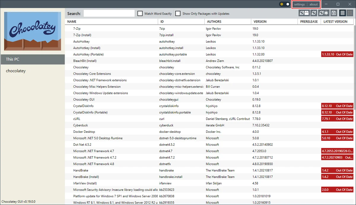 Cómo instalar programas desde la terminal de Windows con Chocolatey 43 chocolatey gui