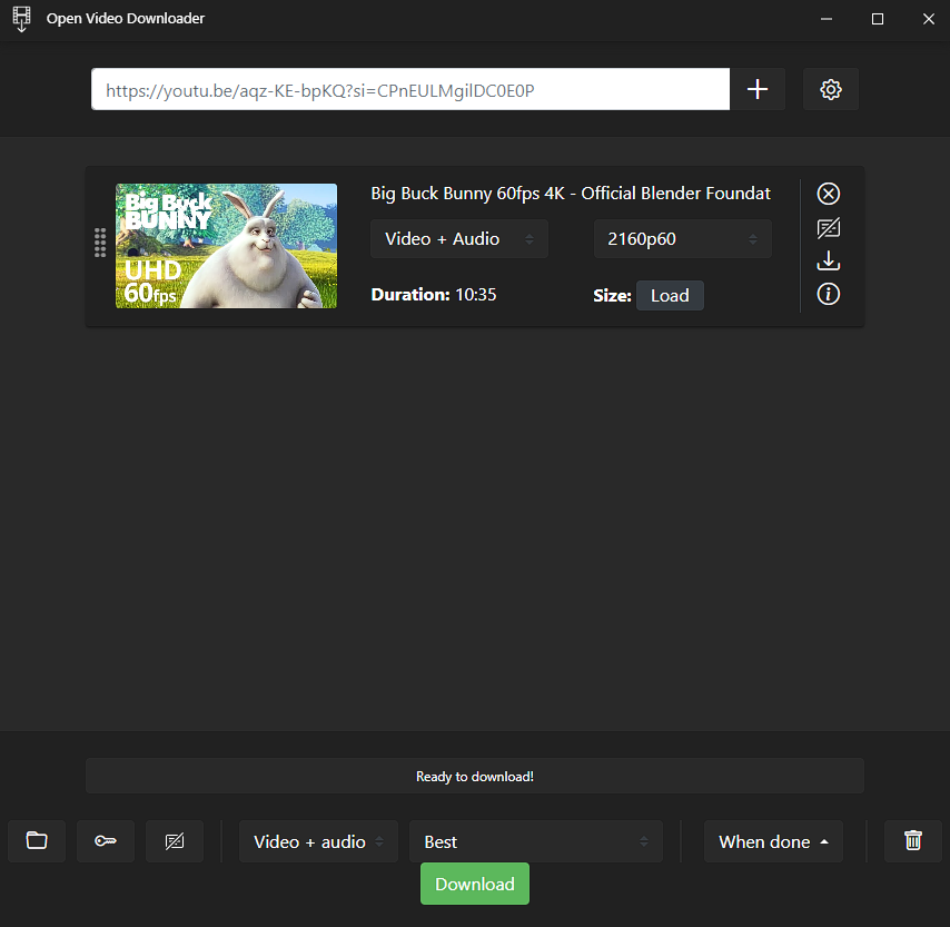 Cómo descargar vídeos de YouTube - Open Video Downloader