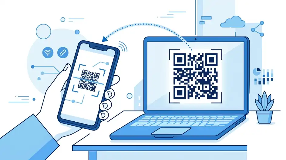 Cómo Crear tu Avatar en Google Flow y Todo lo que Puedes Hacer con Él 34 Escaneo de código QR para vincular el celular al crear un avatar en Google Flow