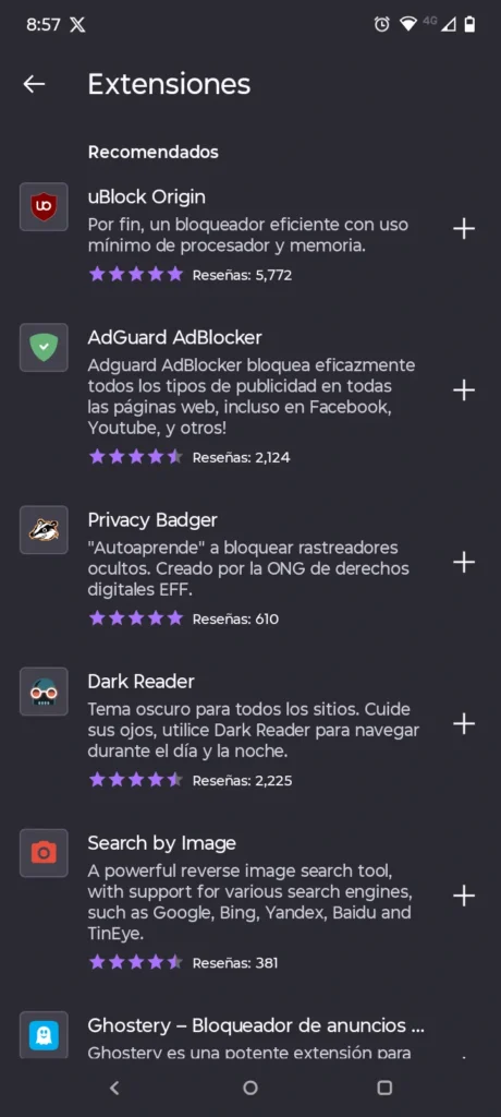 Cómo ver YouTube sin anuncios en 2026 (Métodos 100% probados) 37 FIREFOX EXTENSIONES MOVIL