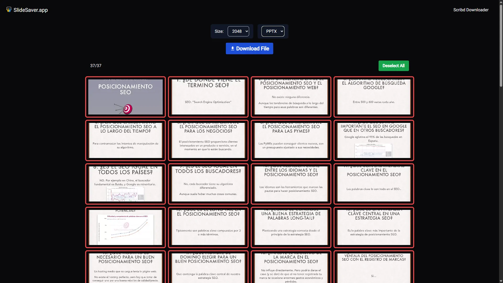 Cómo descargar presentaciones de SlideShare gratis
