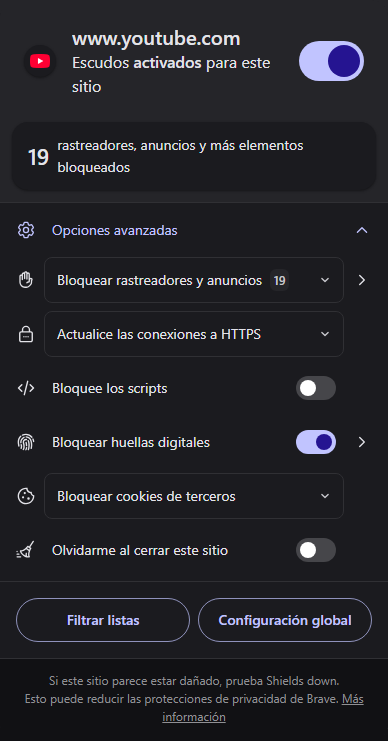 Bloqueador de anuncios para YouTube: 6 extensiones gratis que sí funcionan 41 brave shields