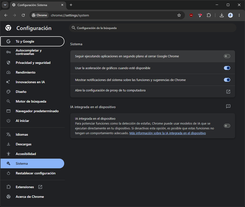 Megaguía: Cómo optimizar tu PC gaming desactivando servicios de Windows 11 44 Cómo optimizar tu PC gaming desactivando servicios de Windows 11 - Chrome