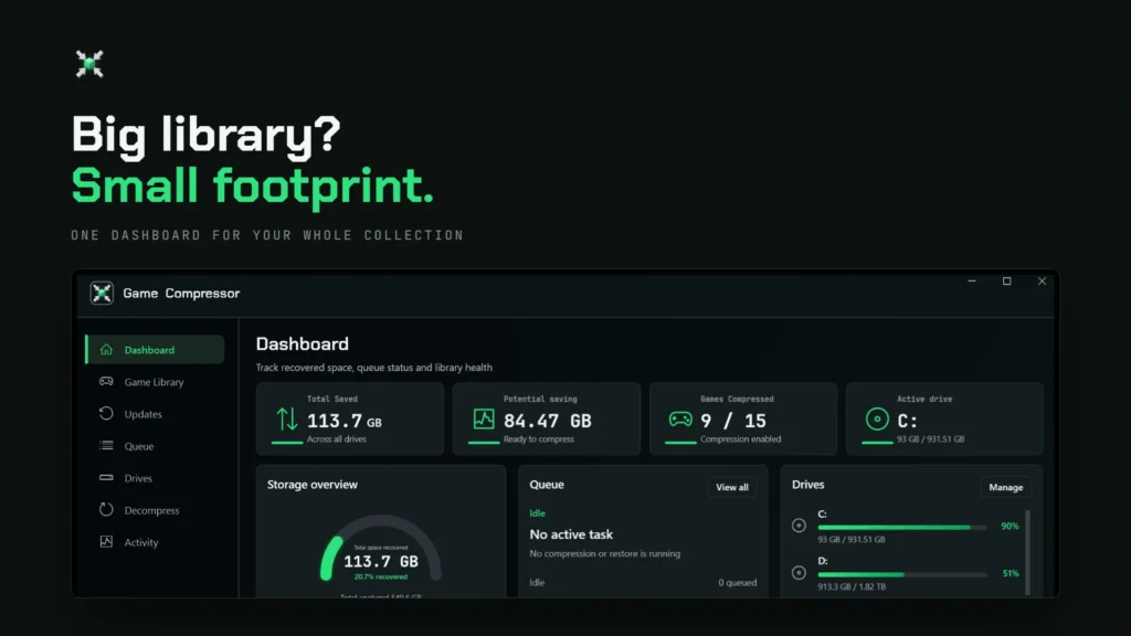 Game Compressor te permite comprimir juegos de PC sin afectar el rendimiento 35 game compressor 5