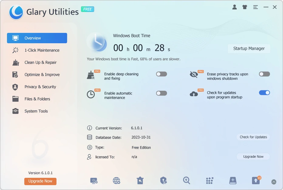 Megaguía: Cómo optimizar tu PC gaming desactivando servicios de Windows 11 52 glary utilities