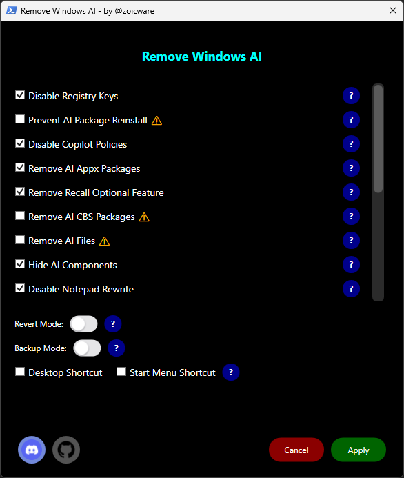 Megaguía: Cómo optimizar tu PC gaming desactivando servicios de Windows 11 41 Cómo optimizar tu PC gaming desactivando servicios de Windows 11 - RemoveWindowsAI