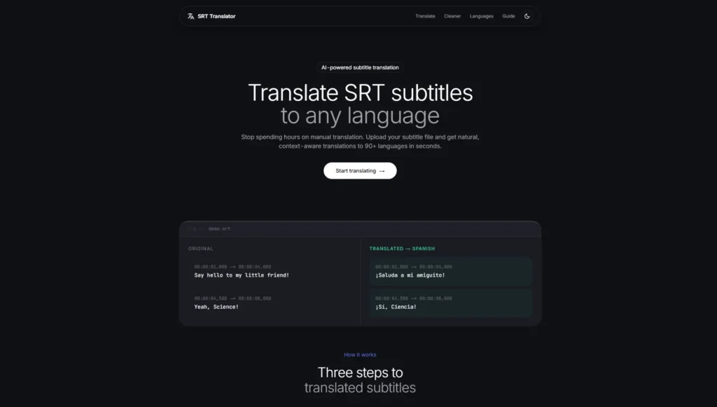 Los mejores sitios para descargar subtítulos en español (probados uno por uno) 40 srt translator