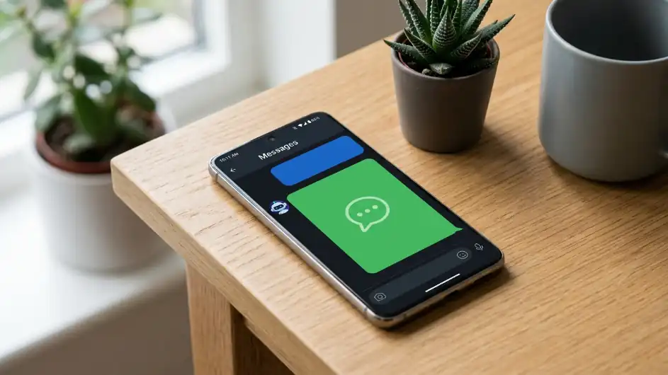 Celular Android mostrando activación de WhatsApp en Gemini