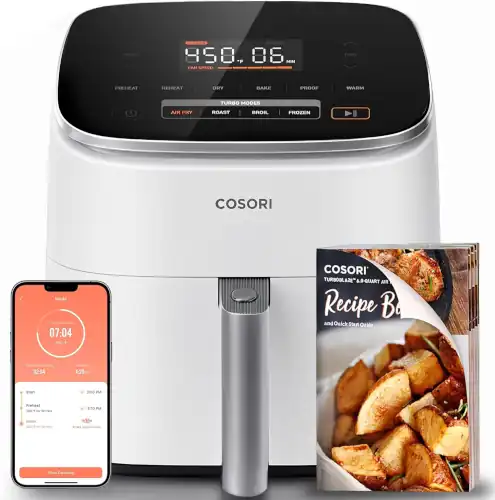 15 Gadgets de Cocina Smart e IA para Ahorrar Tiempo en 2026 38 Cosori TurboBlaze Freidora de aire inteligente