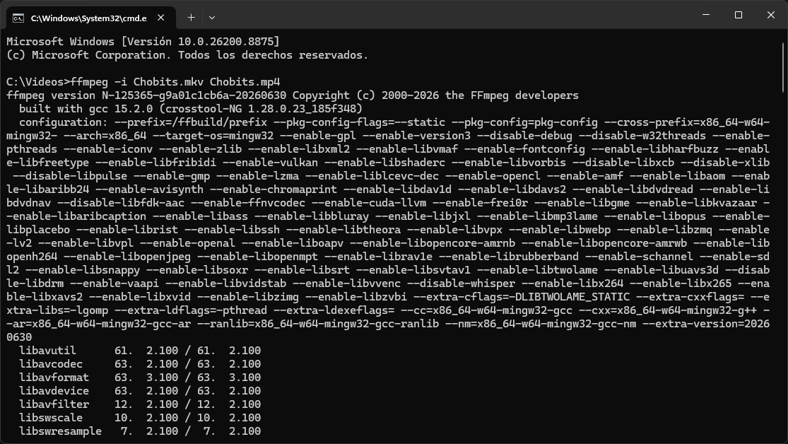 FFmpeg: qué es, cómo instalarlo y todo lo que puedes hacer con él 36 FF1