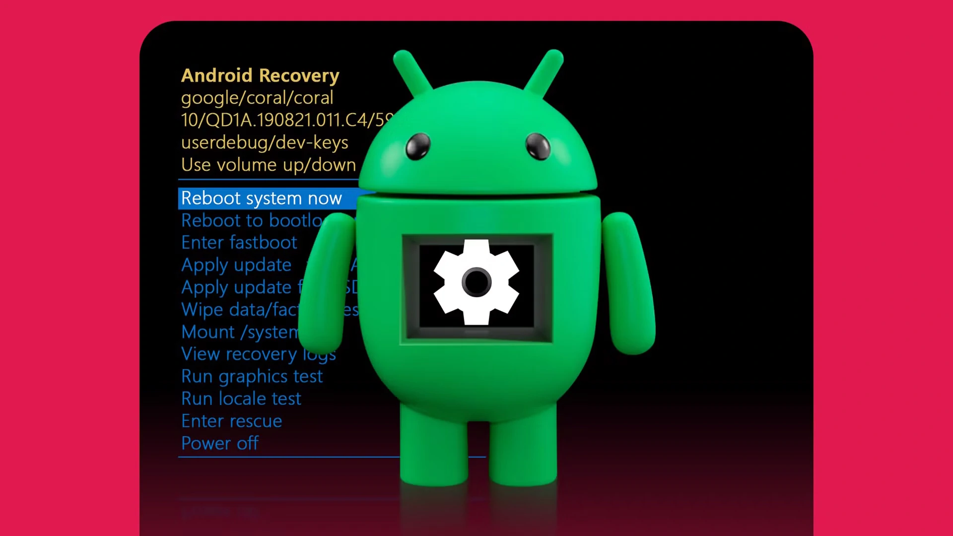 Cómo encender un móvil Android con el botón de encendido roto usando el PC 33 android recovery menu