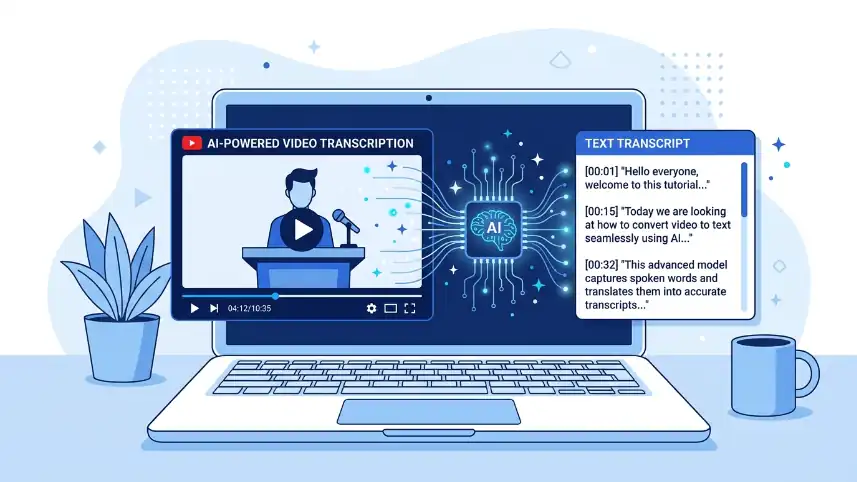 Cómo descargar y transcribir videos de YouTube con IA (sin instalar nada) 60 descargar y transcribir video de YouTube con inteligencia artificial