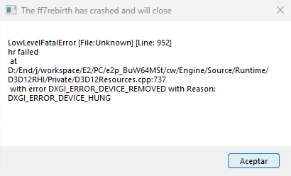 DXGI_ERROR_DEVICE_HUNG