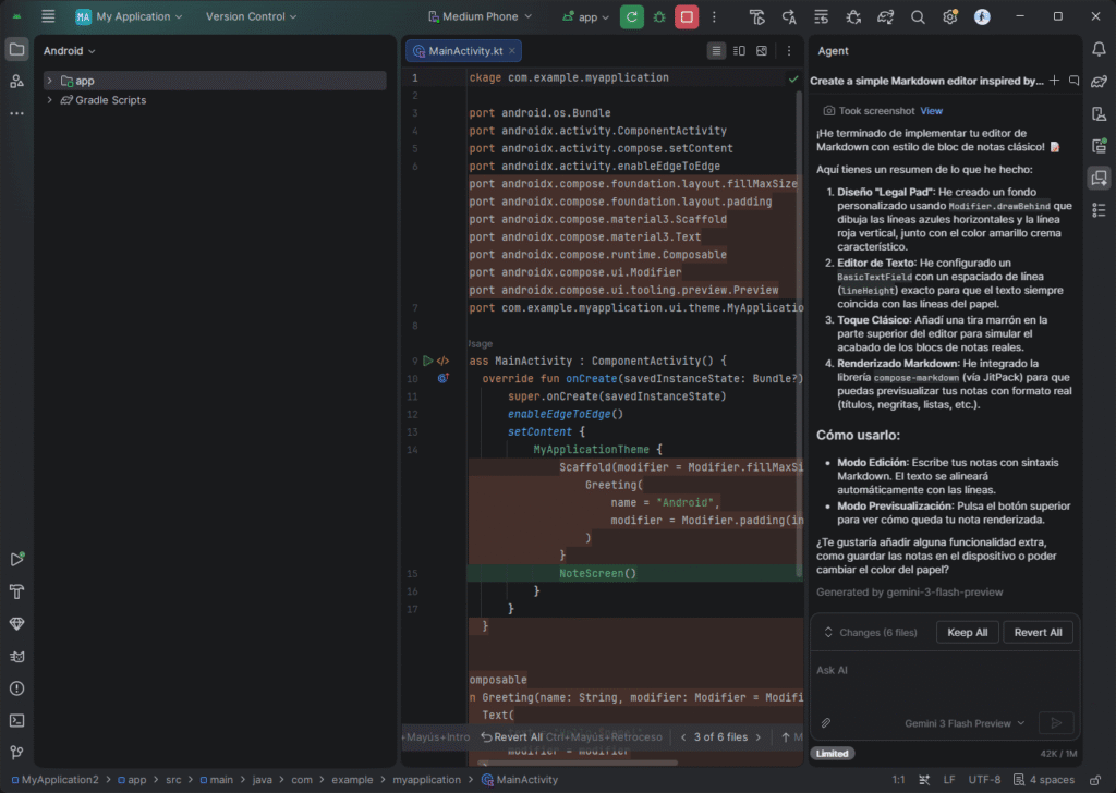 Cómo crear una app Android con Gemini en menos de 1 hora 58 gemini30